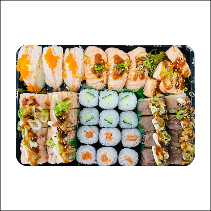 Sushi flame box