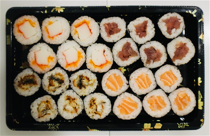 Seafood Maki menu ( 24 pcs )