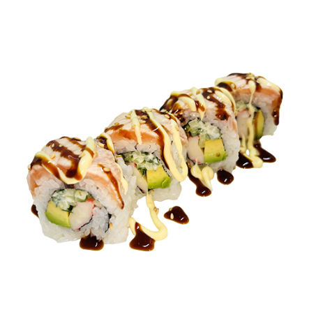 Special salmon roll 4 pcs