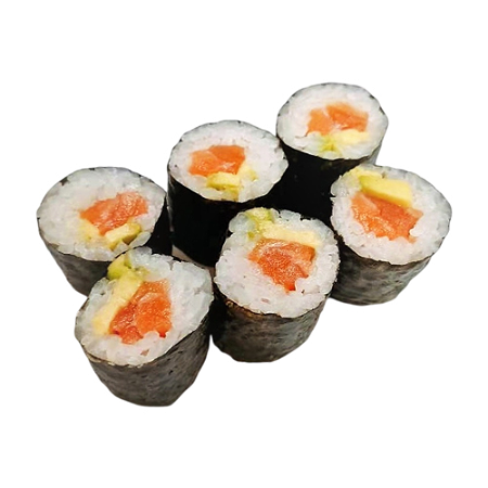 Maki salmon avocado 6 pcs