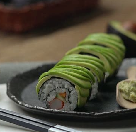 Special avocado roll  8 pcs