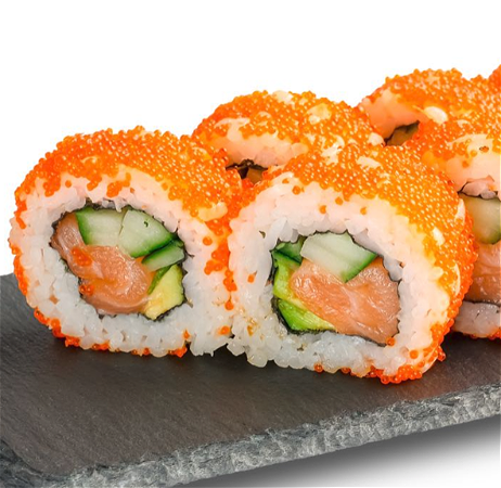 Salmon masago roll 4 pcs