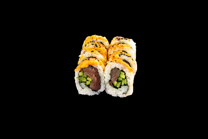 Spicy maguro roll 8 stuks