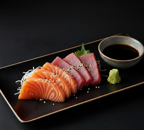 Sashimi zalm en tonijn