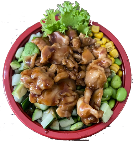 Rijst met kip Teriyaki 