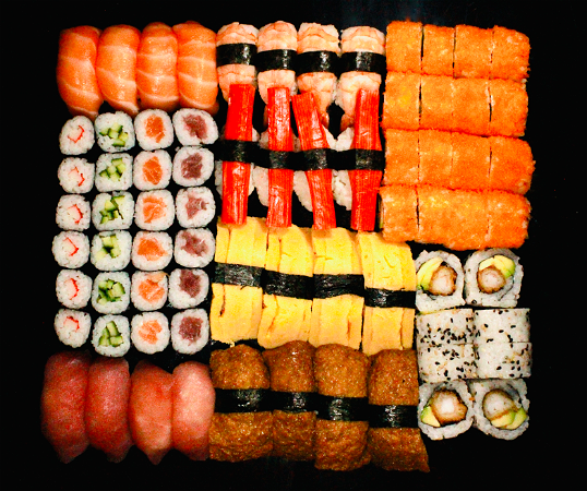 Family Sushi Box 72 stuks