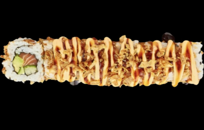 CRISPY ZALM ROLL