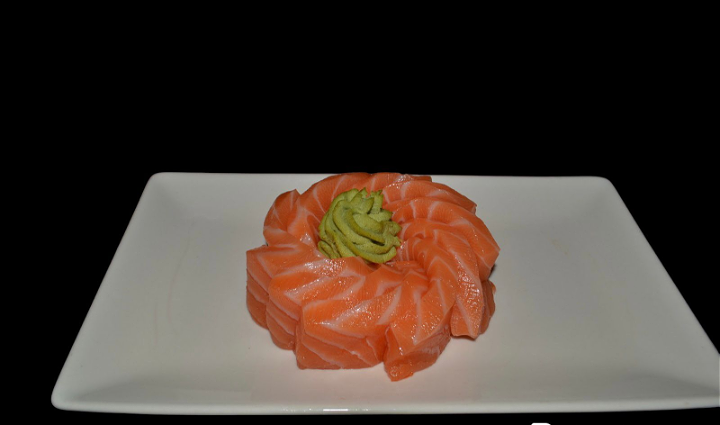 large zalm  sashimi