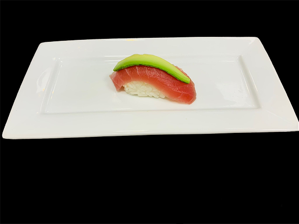 Tuna avocado nigiri