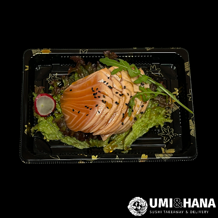 Flamed Zalm Sashimi