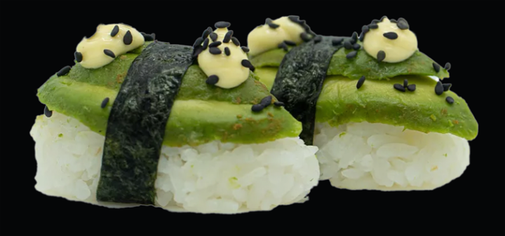 Glutenvrij: Avocado Nigiri