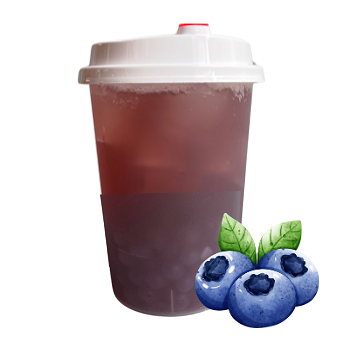 Blueberry popping tea 