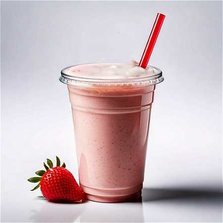 Aardbei milkshakes 