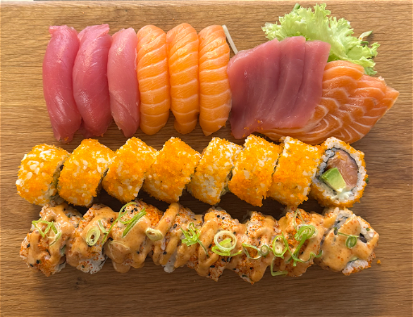 Zalm & tonijn plus box 28st 