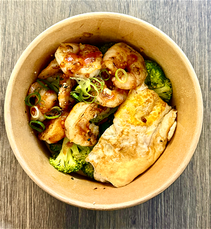 Teppanyaki garnalen