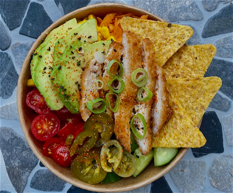 Poke bowl Mexican