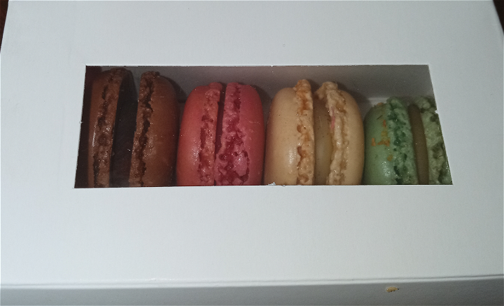 Kleine macarons 4st