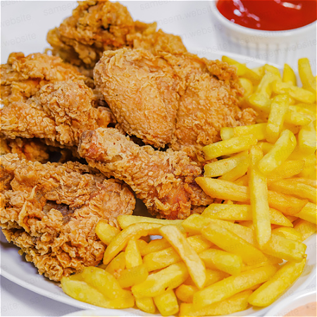 Hele Gebakken Kip (Broasted)