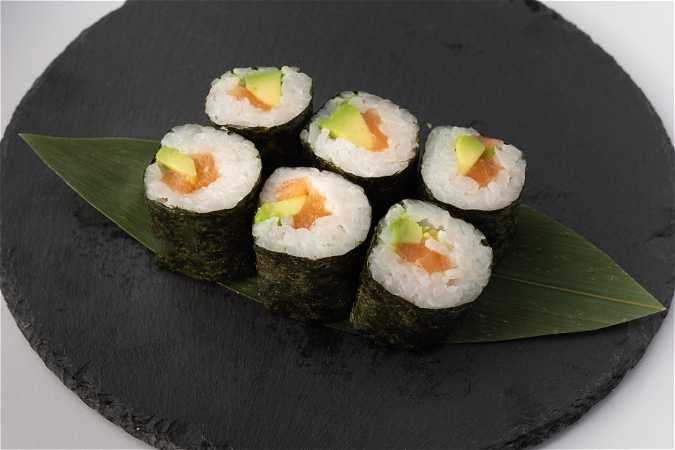 Zalm avocado maki