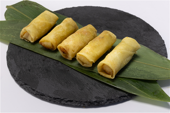 Kleine vegan spring rolls 5 stuks