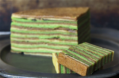 Spekkoek (pandan) 