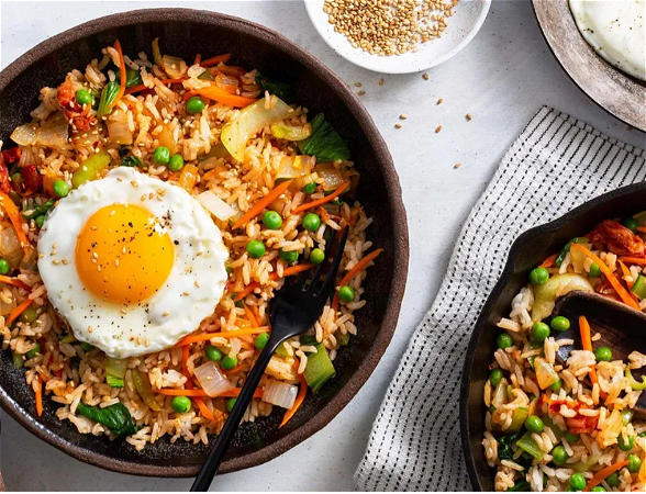 fried rice egg