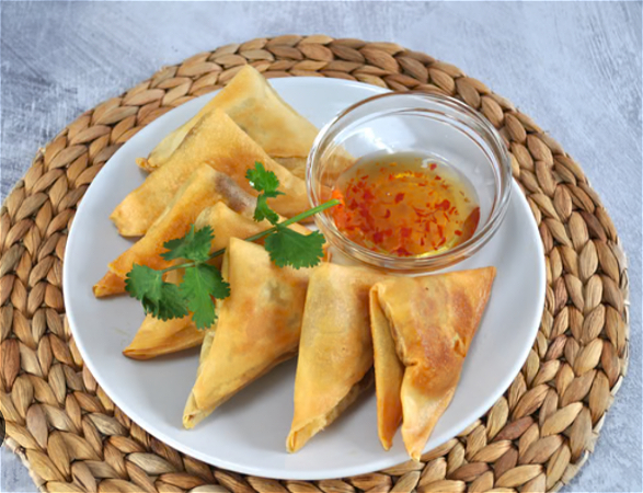 Curry driehoekjes 5 st