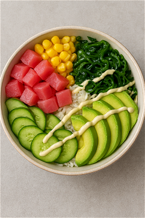 Tonijn poké bowl