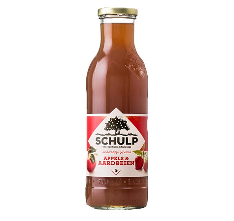 Schulp appels & aardbeiensap