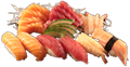 Sashimi en Sushi Deluxe