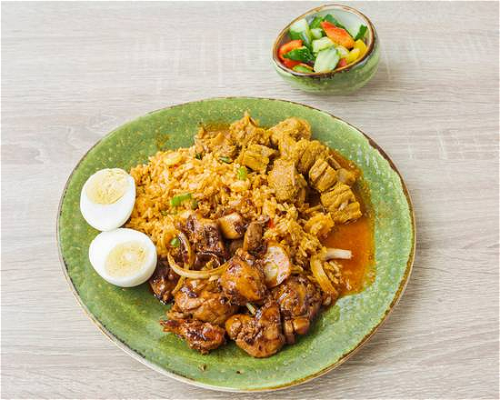 Nasi Kip & Rundvlees Mix