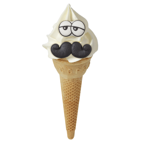 Funny face (mond of snor)