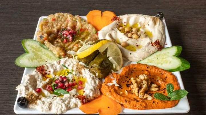 Tayba voorgerechten mix, voor 2 personen