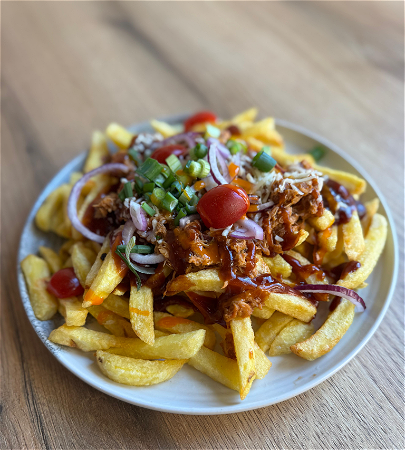 Loaded Fries BBQ Pulled Chicken