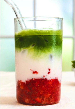 Matcha strawberry