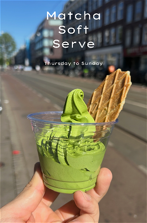 Matcha soft serve