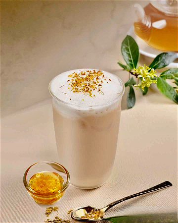 Osmanthus oolong milk tea