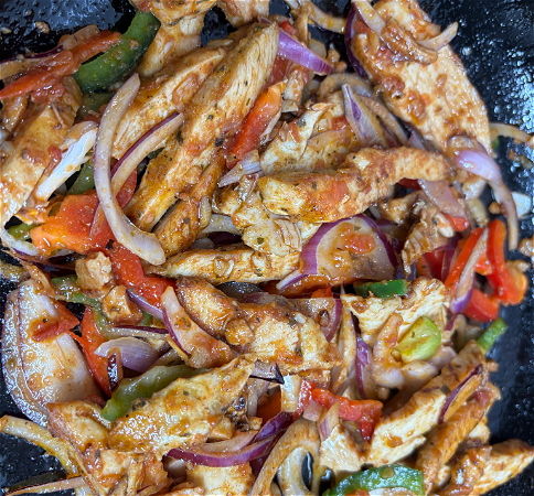 Fajitas tex mex kip