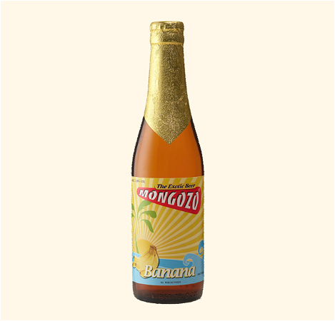 Exotic mongozo banana beer (3.6 % alc)