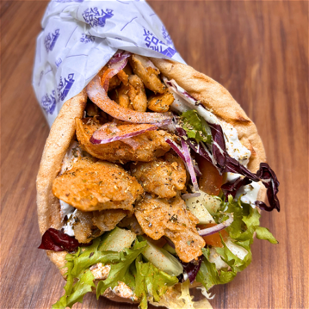 Vegan Pita Spicy Garlic