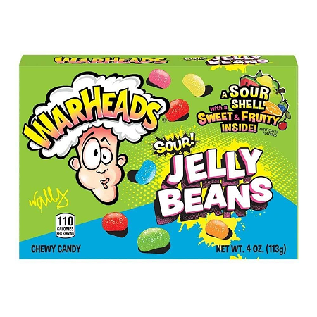 Warheads Sour jelly beans theathrebox