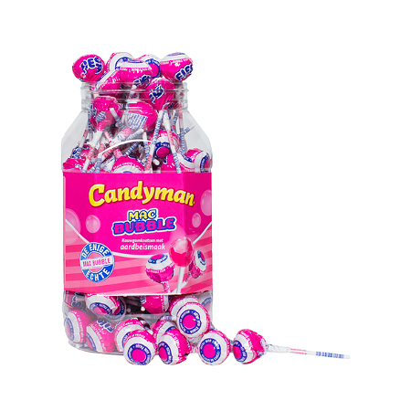 Candyman Mac Bubble aardbei