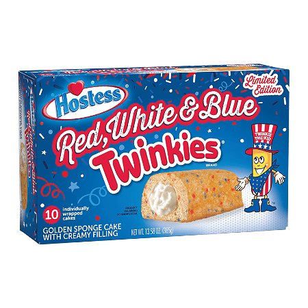 Hostess Twinkies Red,White & Blue