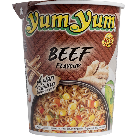 YumYum beef flavour cup