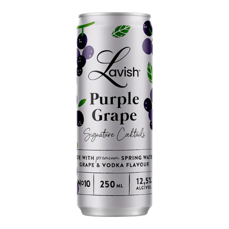 Lavish Purple Grape Cocktail
