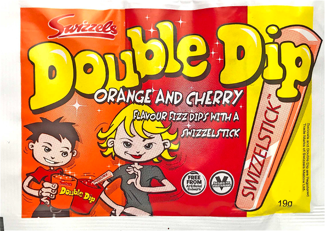 Double dip orange & cherry