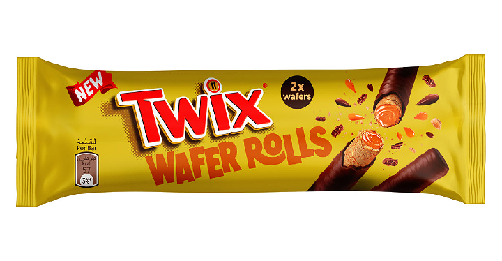 Twix wafer rolls