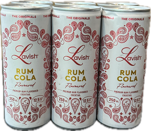 Lavish rum cola 6-pack