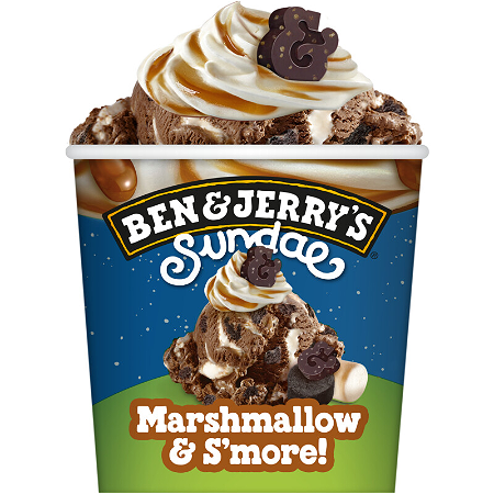 Ben & Jerry's Marshmallow & s'more