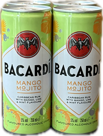 Bacardi mango mojito 4-pack